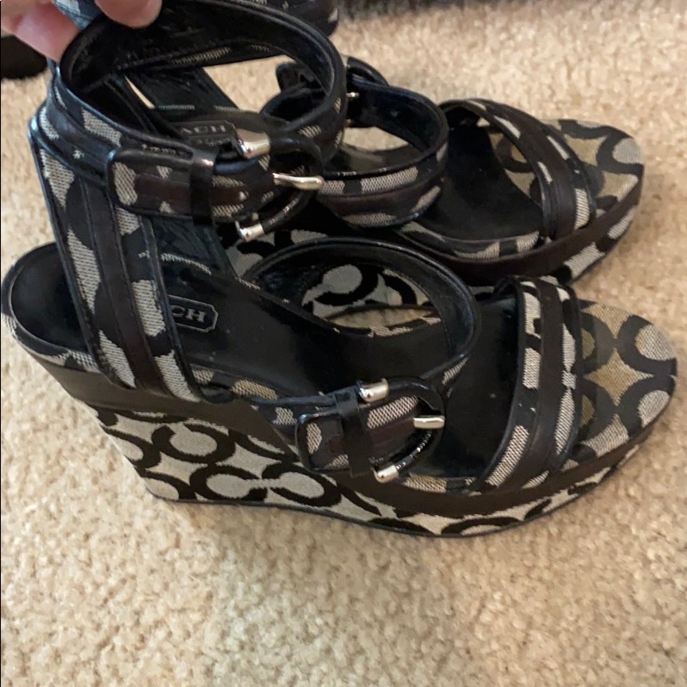 Coach Wedge Sandals
